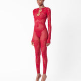 Hen Jumpsuit Red