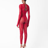 Hen Jumpsuit Red