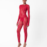 Hen Jumpsuit Red