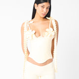 Annamaria Latex Top White