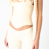 Cassidy Latex Capris White