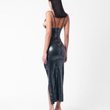 Roast Latex Dress Black