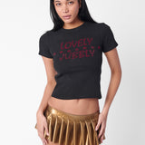 Calabria Latex Skirt Gold