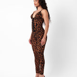 Knockout Leggings Chestnut Leopard Print