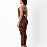 Knockout Leggings Chestnut Leopard Print