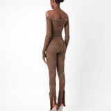 Maia Pants Kahlua Brown