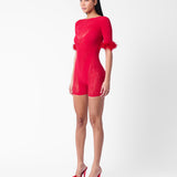 Vanderbilt Playsuit Red