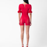 Vanderbilt Playsuit Red