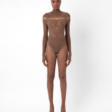 Pearl Bodysuit Kahlua Brown