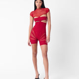 Pollard Playsuit Red