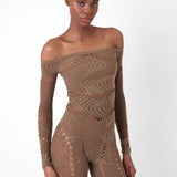 Sonya Jumpsuit Kahlua Brown