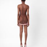 Peony Dress Brown