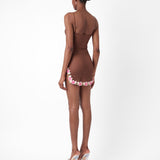 Peony Dress Brown