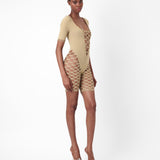 Shelly Playsuit Clay