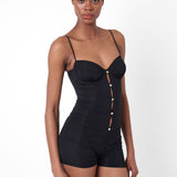 Goldie Playsuit Black