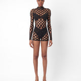 Dollar Playsuit Black