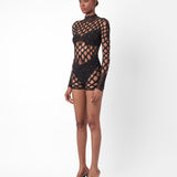 Dollar Playsuit Black
