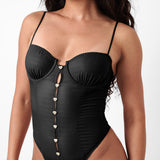Vixxen Bodysuit Black