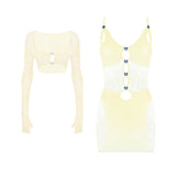 Megan Dress x Octavia Top Butter