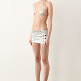 Midfield Micro Skirt Silver