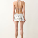 Midfield Micro Skirt Silver