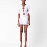 Miranda Dress in Optic White