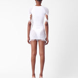 Miranda Dress in Optic White