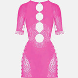 Miranda Dress in Fuchsia