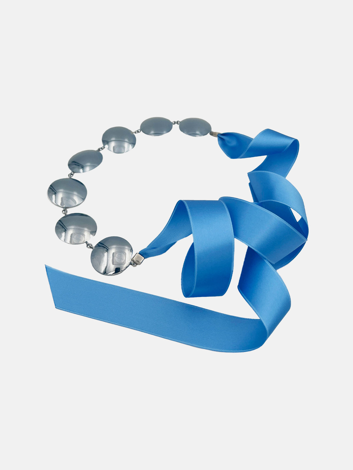 Nuclear Bow Necklace Blue