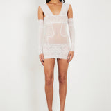 Gia Lace Long Sleeves Virgin White