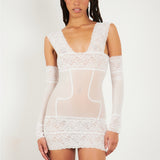 Perri Dress Virgin White