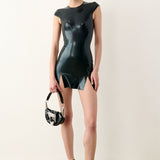 Player Latex Dress Black