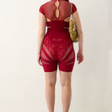 Pollard Playsuit Red