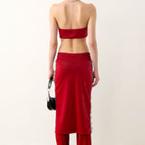 Premier Trouser Skirt Red