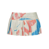 Penny Pleated Micro Skirt Billboard Print