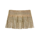 Penny Pleated Micro Skirt Lemon Haze