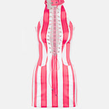 Phoebe Dress Candy Stripe