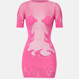 Pin Up Mini Dress Pink