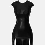 Player Latex Dress Black