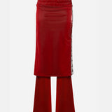 Premier Trouser Skirt Red