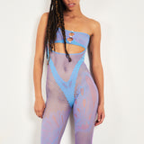 Risque Jumpsuit Crypto Blue