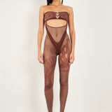 Risque Jumpsuit Old Money Brown