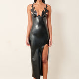 Roast Latex Dress Black