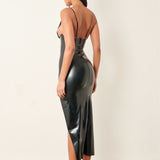 Roast Latex Dress Black