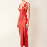 Roast Latex Dress Red