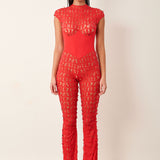 Rossi Jumpsuit Red