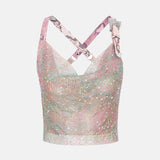 Rhinestoned Bambi Top Mirage