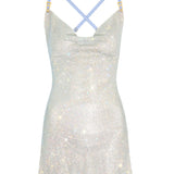 Rhinestoned Calypso Dress in Mojito