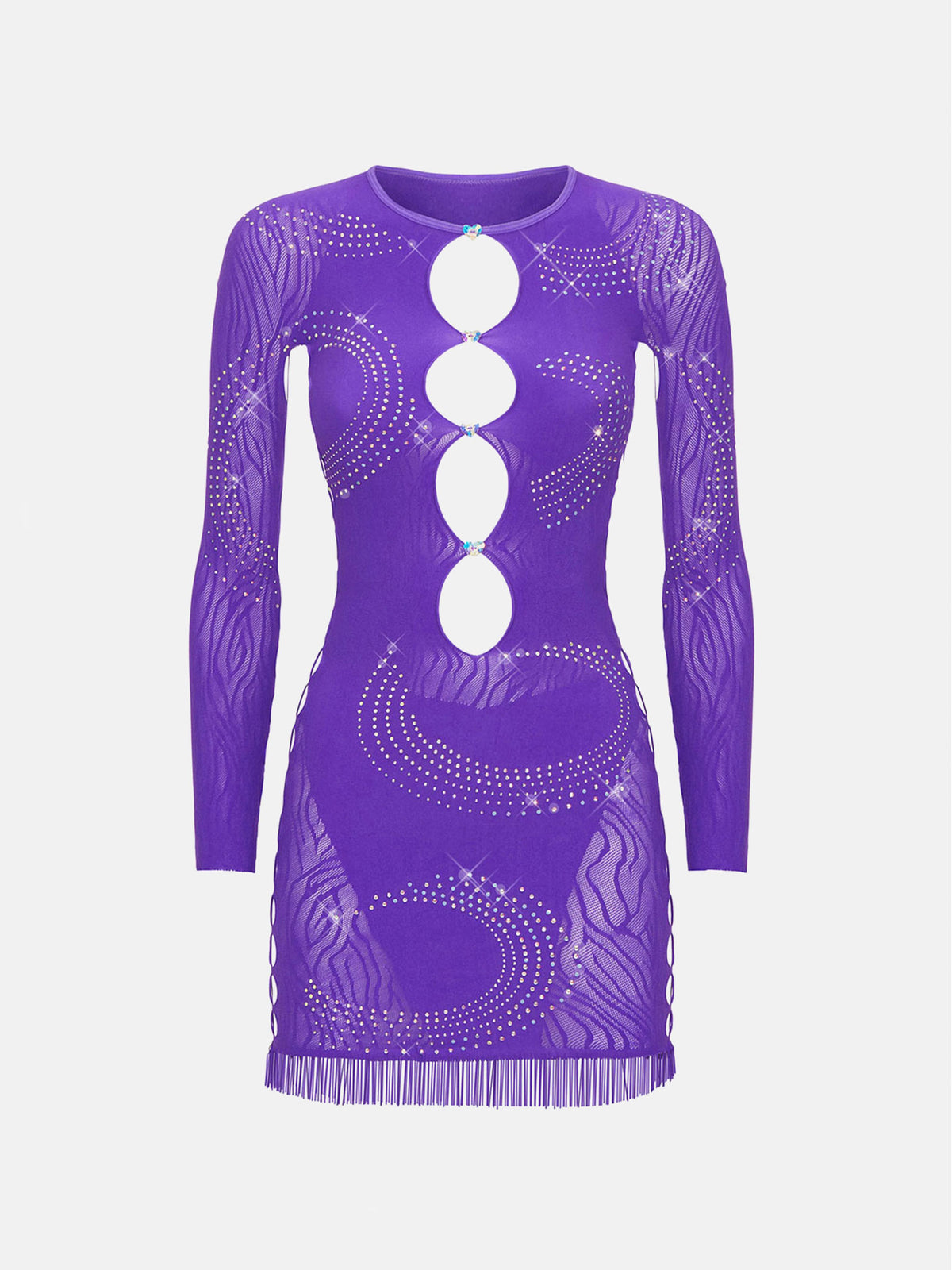 Rhinestoned Miranda Dress Twilight