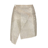 Rhinestoned Winona Skirt in Long Island